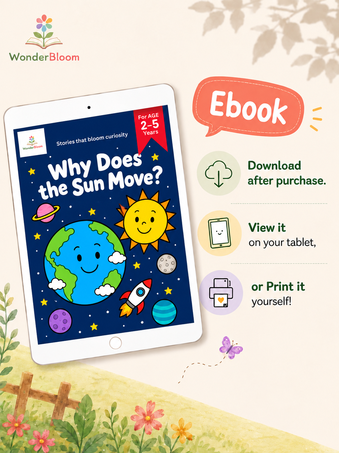 Why Does The Sun Move? - Digital Picture Book